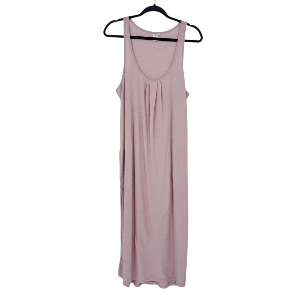 Bare Necessities Pink Sleeveless Pleated Maxi Dress XL DRJ209 Lounge Sleepwear